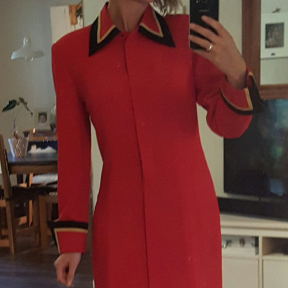 MAGNIFICENT Richard Warren "coat" dress